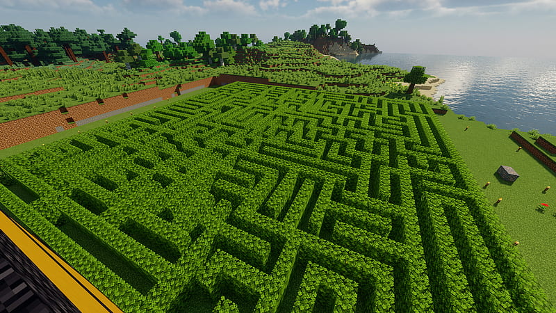 Labyrinth Minecraft, HD wallpaper