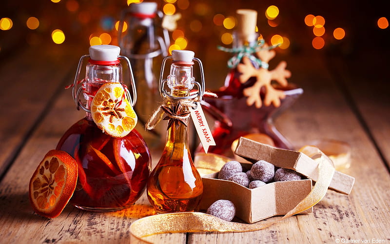 Food, Drink, Candy, Christmas, Fruit, Mulled Wine, HD wallpaper