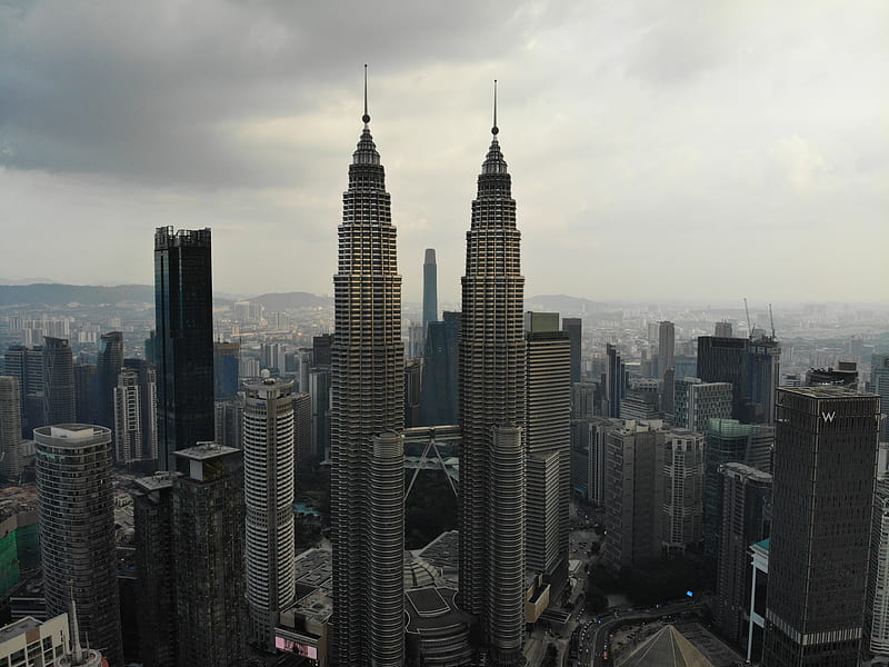 High Rise Buildings Under White Clouds During Daytime, HD Wallpaper ...