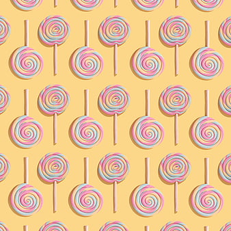 Colorful lollipop on pink background Stock Photo by Zamurovic 106506432