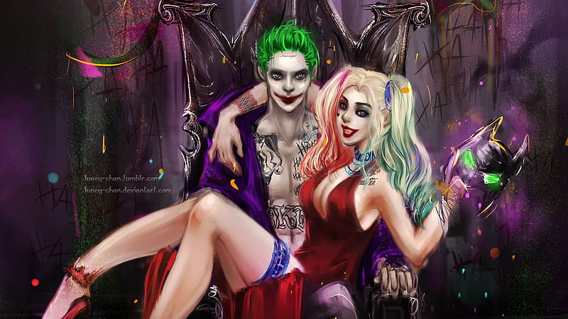Joker And Harley Quinn Pride, joker, harley-quinn, superheroes,  digital-art, HD wallpaper | Peakpx