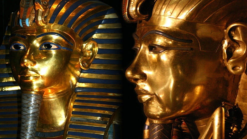 king Tut, amazing, gold, Tut, Egypt, HD wallpaper