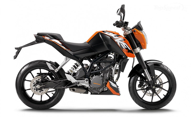 Small But Perfectly Formed, duke, ktm, cc, orange, motorcycle, 125, HD wallpaper