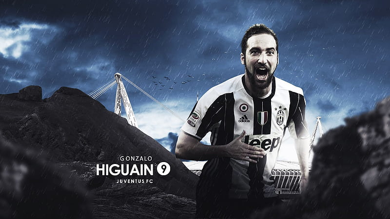 Gonzalo Higuain, football, Juventus FC, Serie A, Italy, Juventus Stadium, HD wallpaper