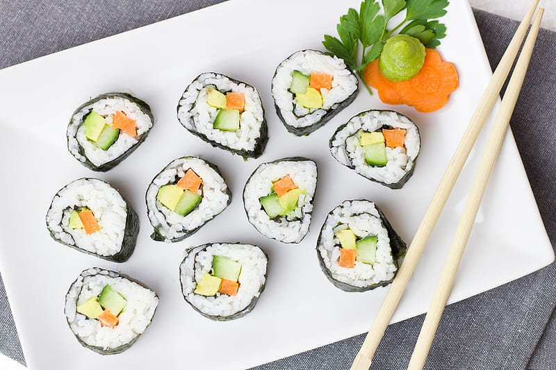 Sushi food, eat, HD wallpaper | Peakpx