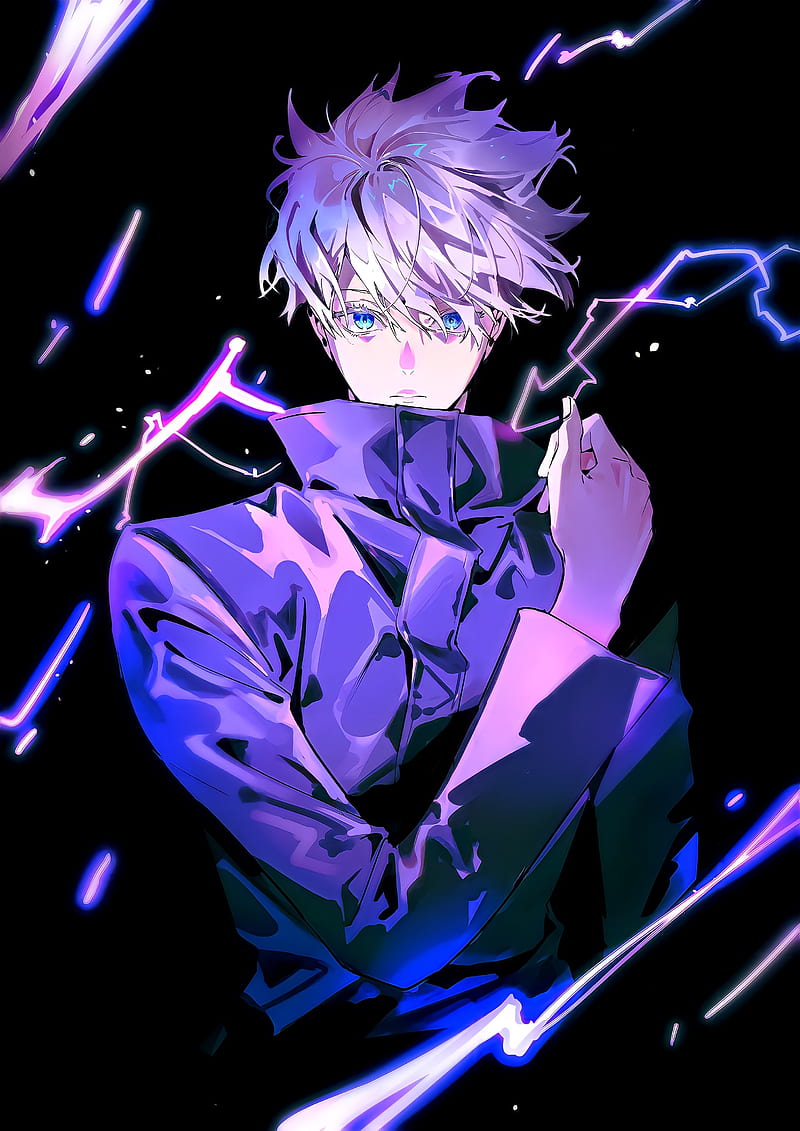 Jujutsu kaisen, anime, jujutsu, kaisen, manga, purple, satoru gojo, theme,  HD phone wallpaper