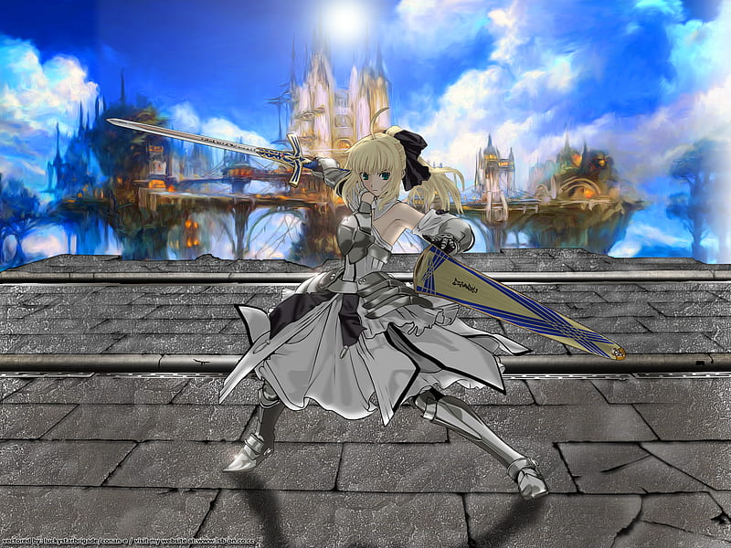 Saber in avalon, saber, avalon, fate stay night, HD wallpaper