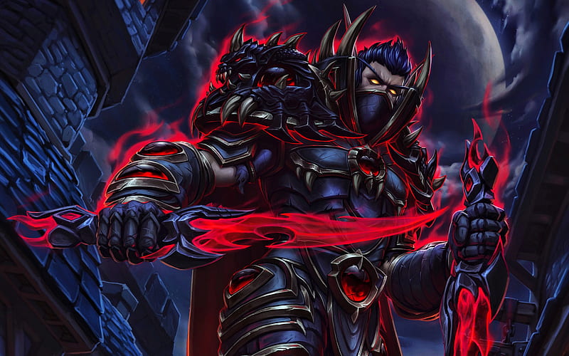 Dagger, 2019 games, World of Warcraft, warriors, Dagger WoW, artwork, monstr, WoW, HD wallpaper