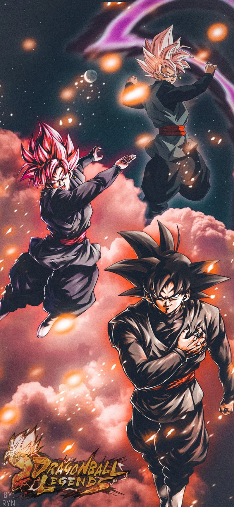 Black Goku, anime, dragon ball legends, games, HD phone wallpaper | Peakpx