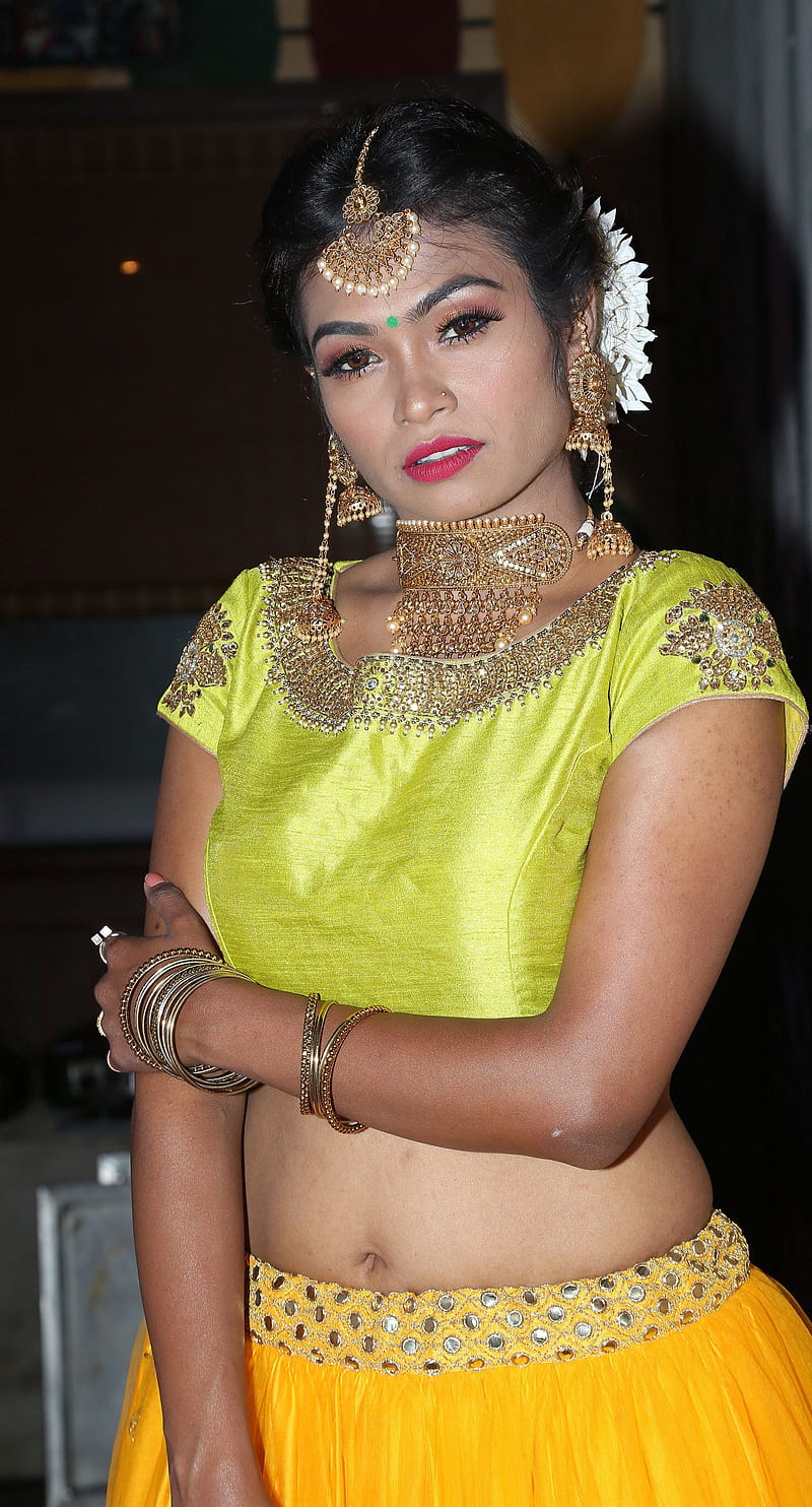 Madhuri Mandal, telugu actress, cute, HD phone wallpaper