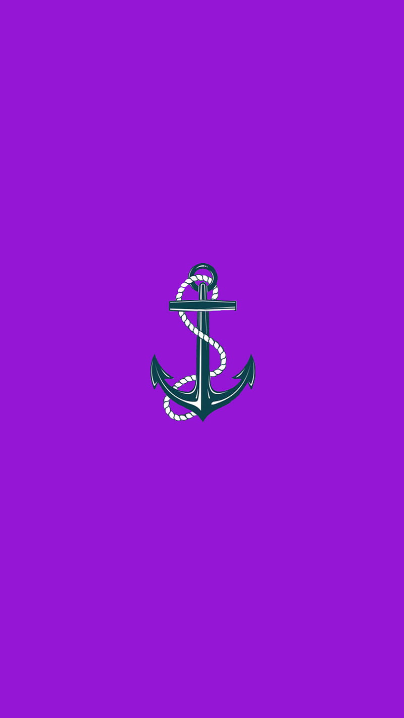 Anchor, beach, black, , iphone, note, purple, samsung, white, HD phone wallpaper
