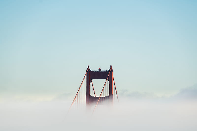 Golden Gate Bridge , bridge, nature, HD wallpaper