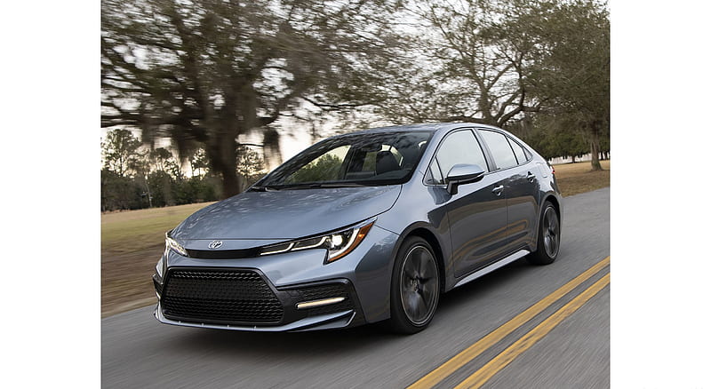 2020 Toyota Corolla Xse (color: Celestite) - Front Three-quarter, Car 