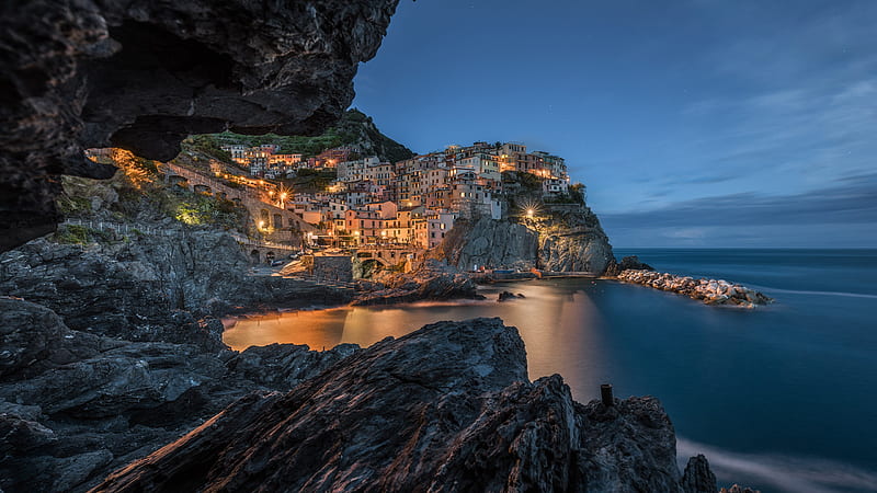 La Spezia Liguria Manarola Italy Cinque Terre Travel, HD wallpaper