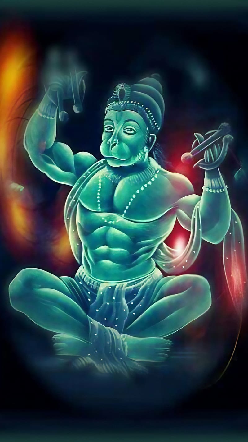 Bajrangbali Baba, Lord Hanuman Bhajan, bajrangbali baba ke, hindu god, bhakti, devotional, HD phone wallpaper