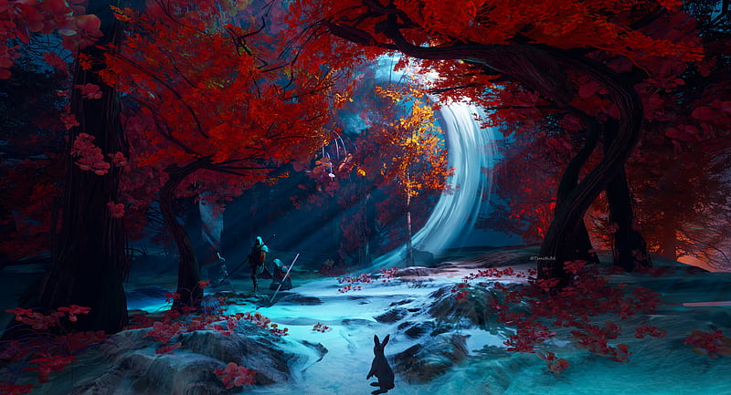 Red Forest  rwallpapers
