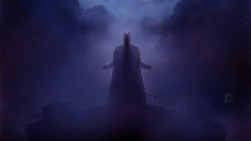 Batman Mighty, batman, superheroes, artwork, digital-art, HD wallpaper