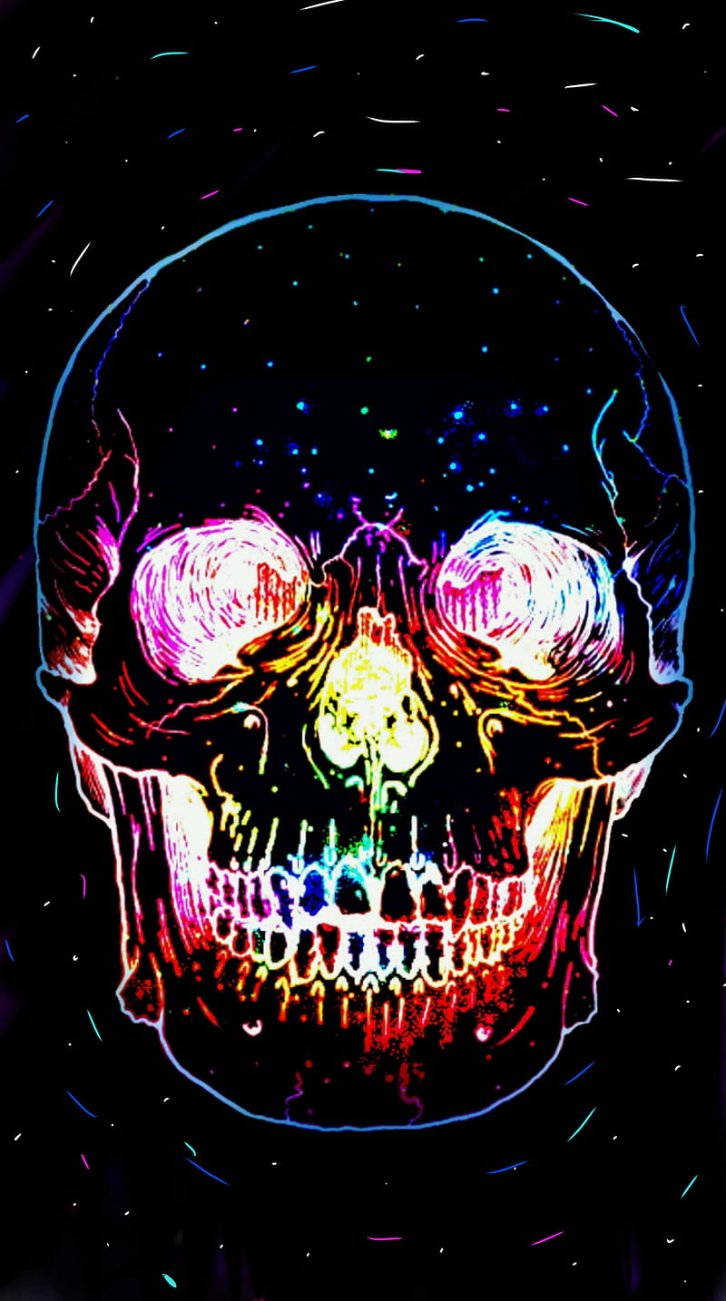 Skull Glowing Minimal Neon 5k HD Artist 4k Wallpapers Images Backgrounds  Photos and Pictures