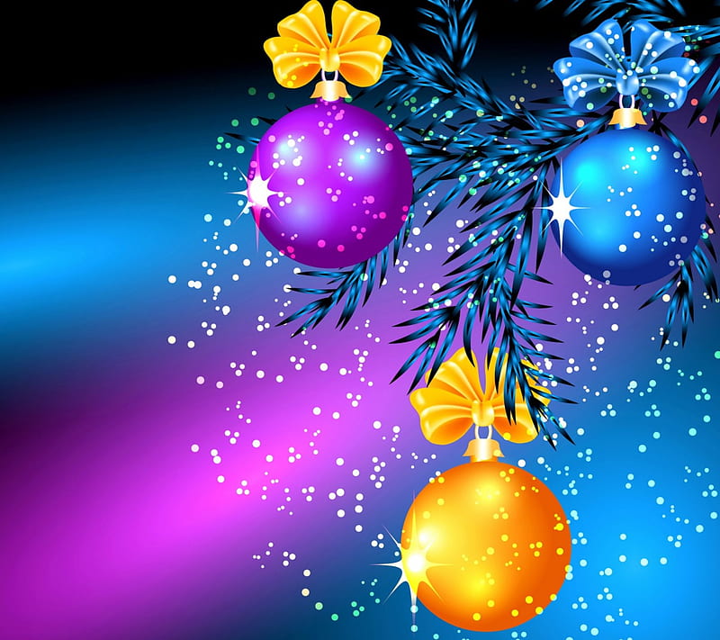 Beautiful Christmas Ornaments, pretty, Christmas, ornaments, colorful ...
