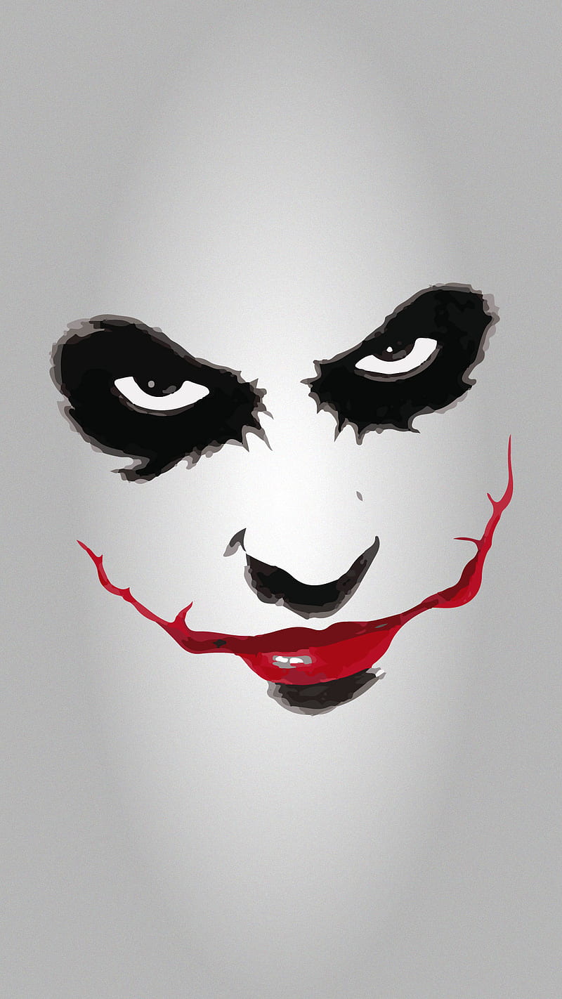Joker Batman, art, face, villain, HD phone wallpaper | Peakpx
