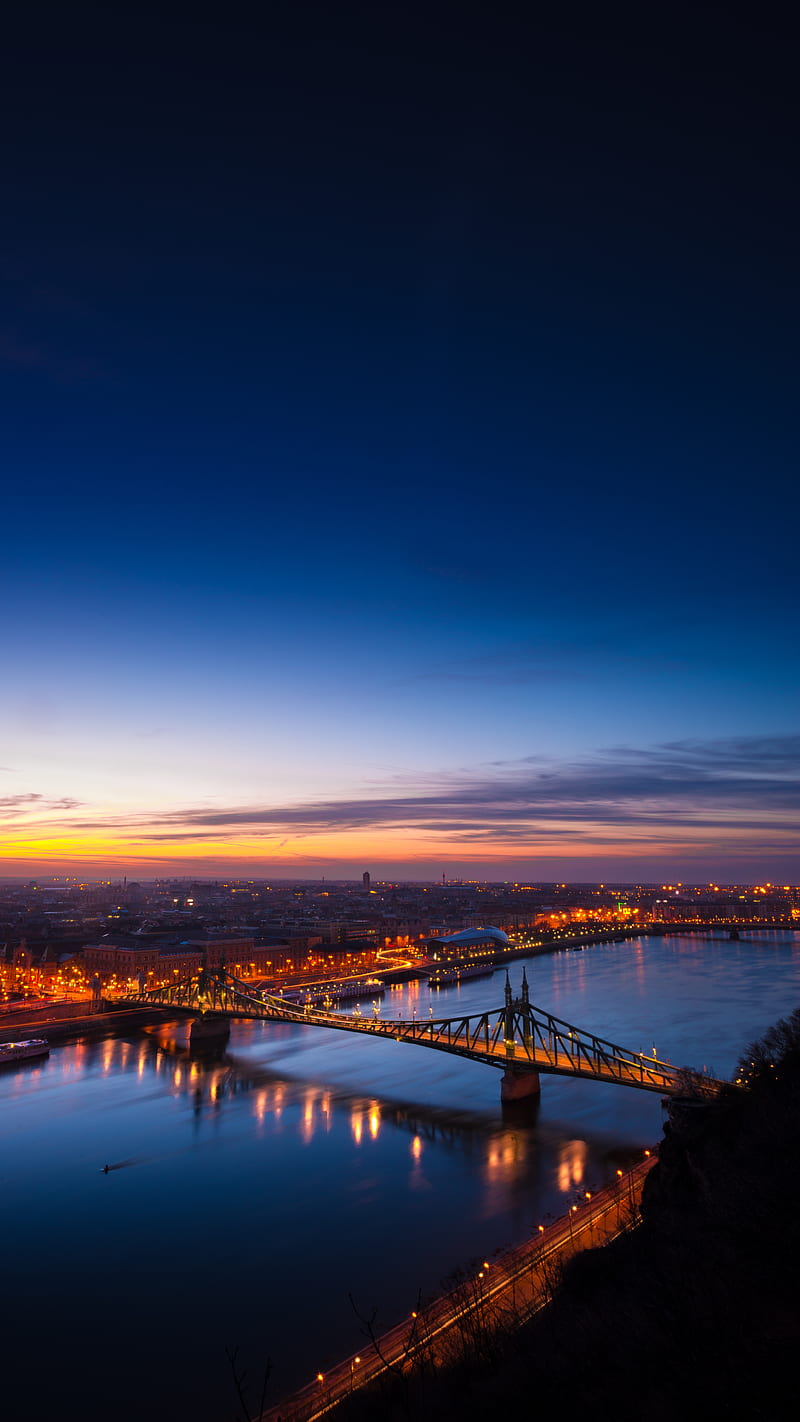 landscape graphy of concrete bridge, HD phone wallpaper