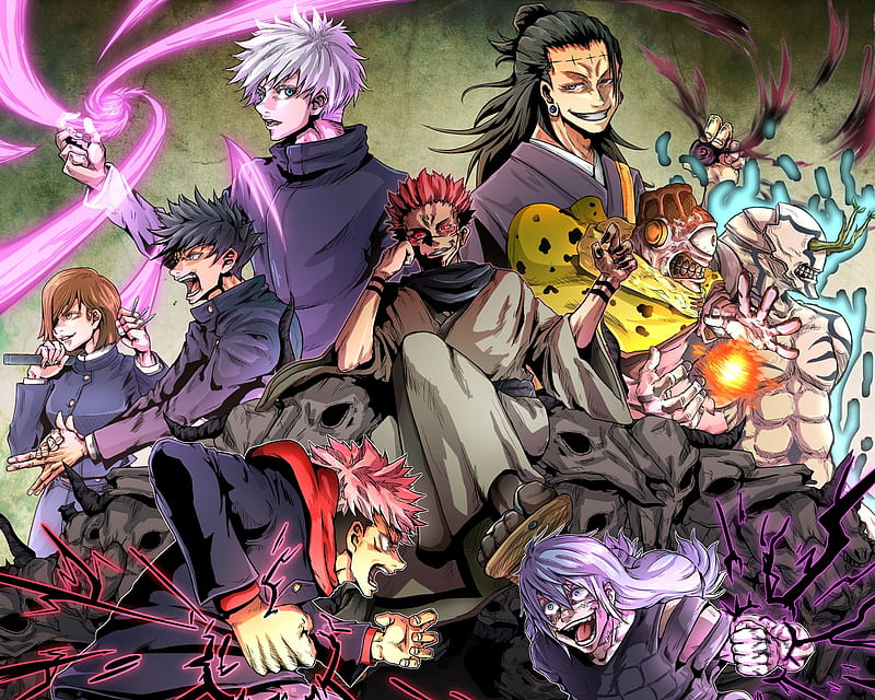 1376869 jujutsu kaisen anime characters 4k  Rare Gallery HD Wallpapers