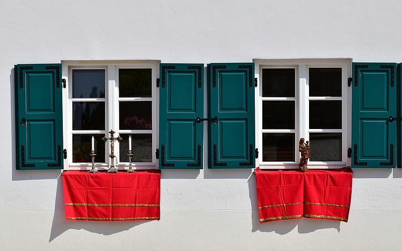 Windows at Corpus Christi, windows, festival, Germany, Corpus Christi, HD wallpaper