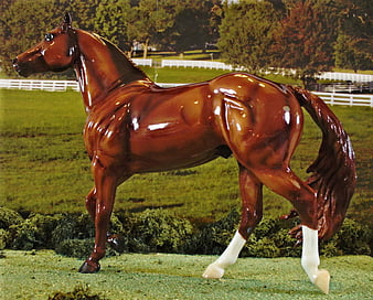 Breyer horse that i used to have, akhal teke, limited edition, lonesome