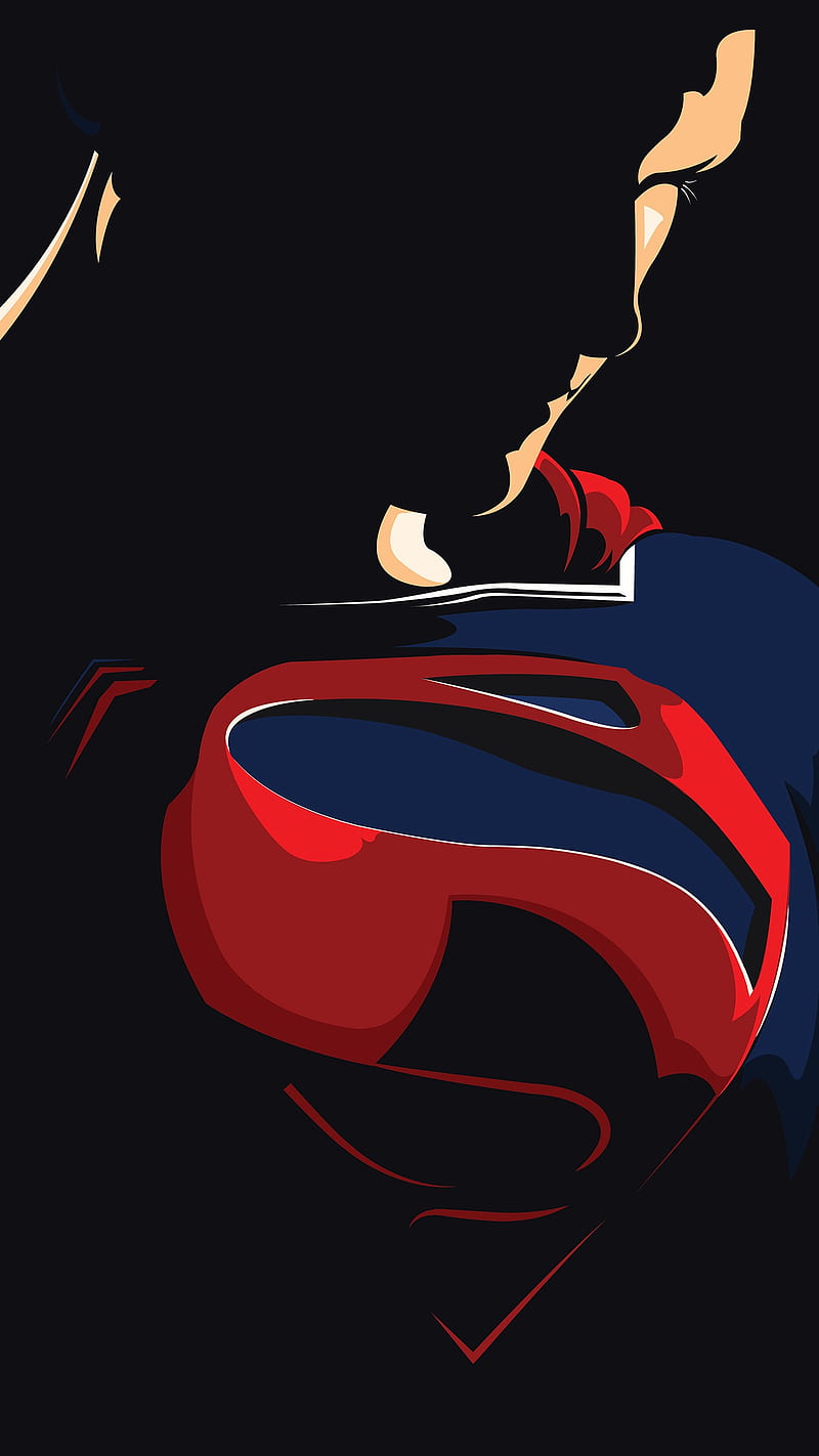 Super Man, superman, man of steel, dc, HD phone wallpaper