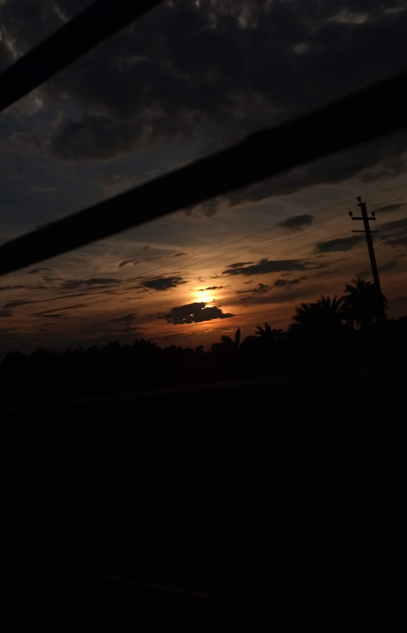 Sunset View, bihar, india, indian railway, nature, rider avinash, royal  enfield, HD phone wallpaper | Peakpx