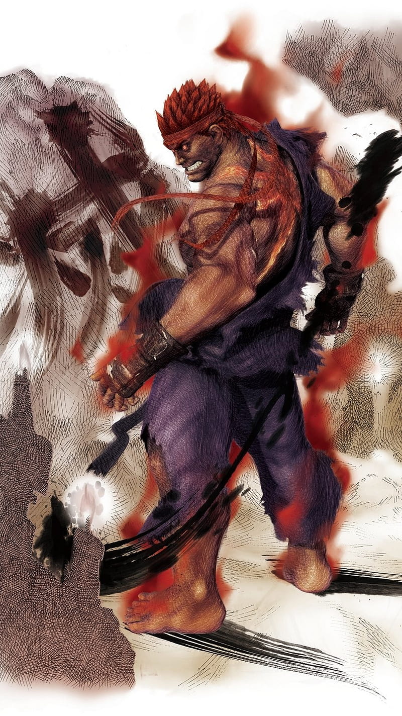 Evil Ryu, sf4, HD phone wallpaper