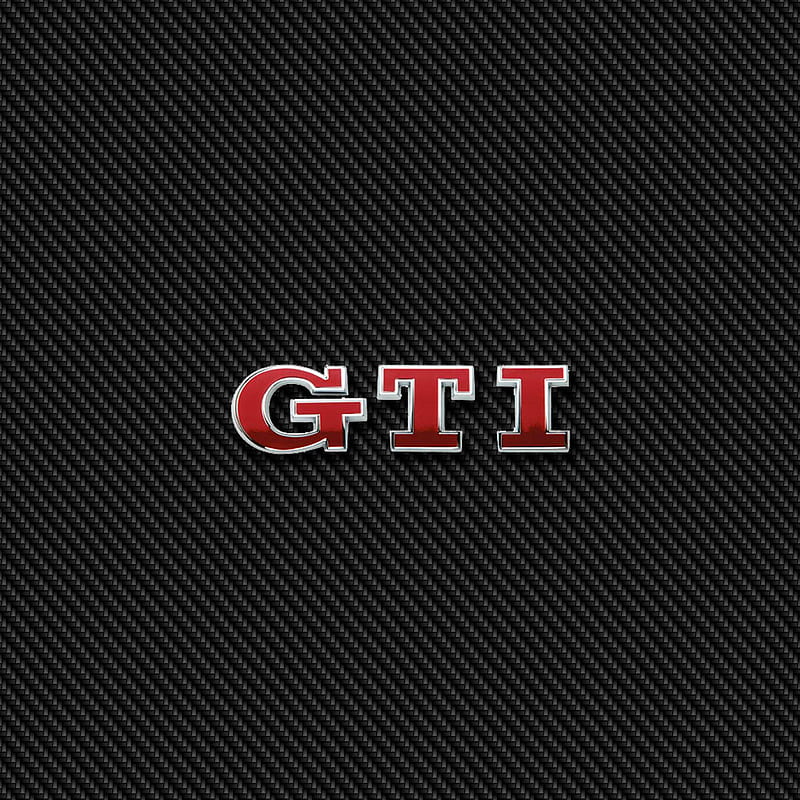 GTI Carbon, badge, emblem, logo, vw, HD phone wallpaper