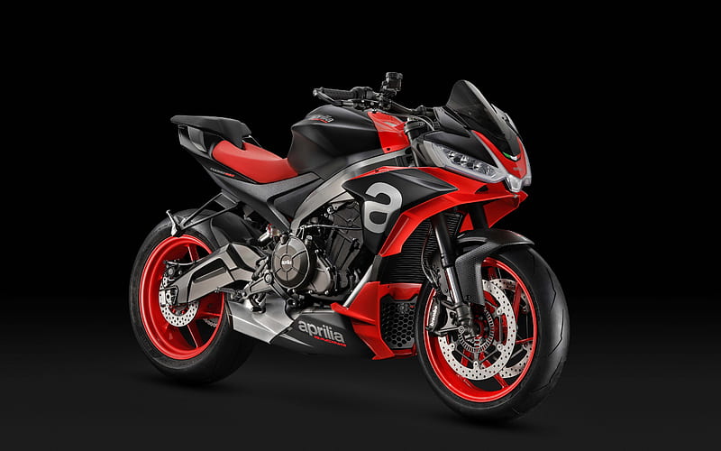 Aprilia Tuono 660, 2019, sports bike, new red Tuono 660, exterior, italian motorcycles, Aprilia, HD wallpaper