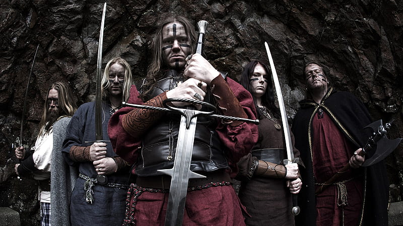 Ensiferum, metal, music, band, heavy, viking, sword, folk, HD wallpaper