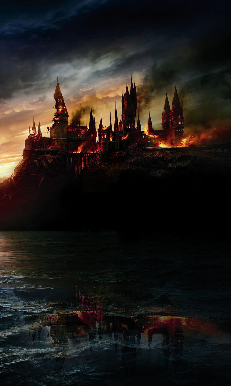 hogwarts battle, harry, potter, HD phone wallpaper