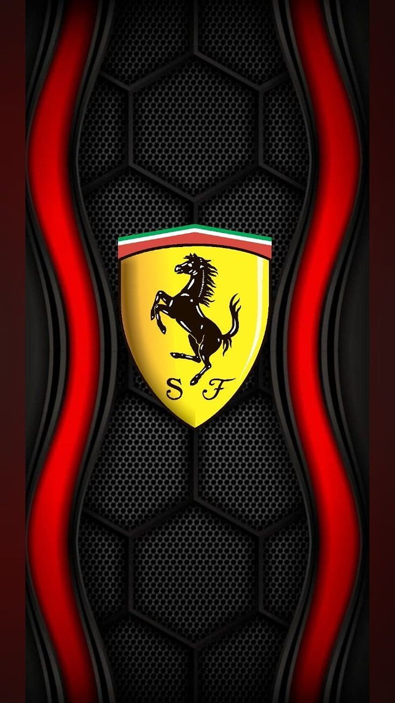 Ferrari, 488pista, ferrarilogo, laferrari, logo, HD phone wallpaper