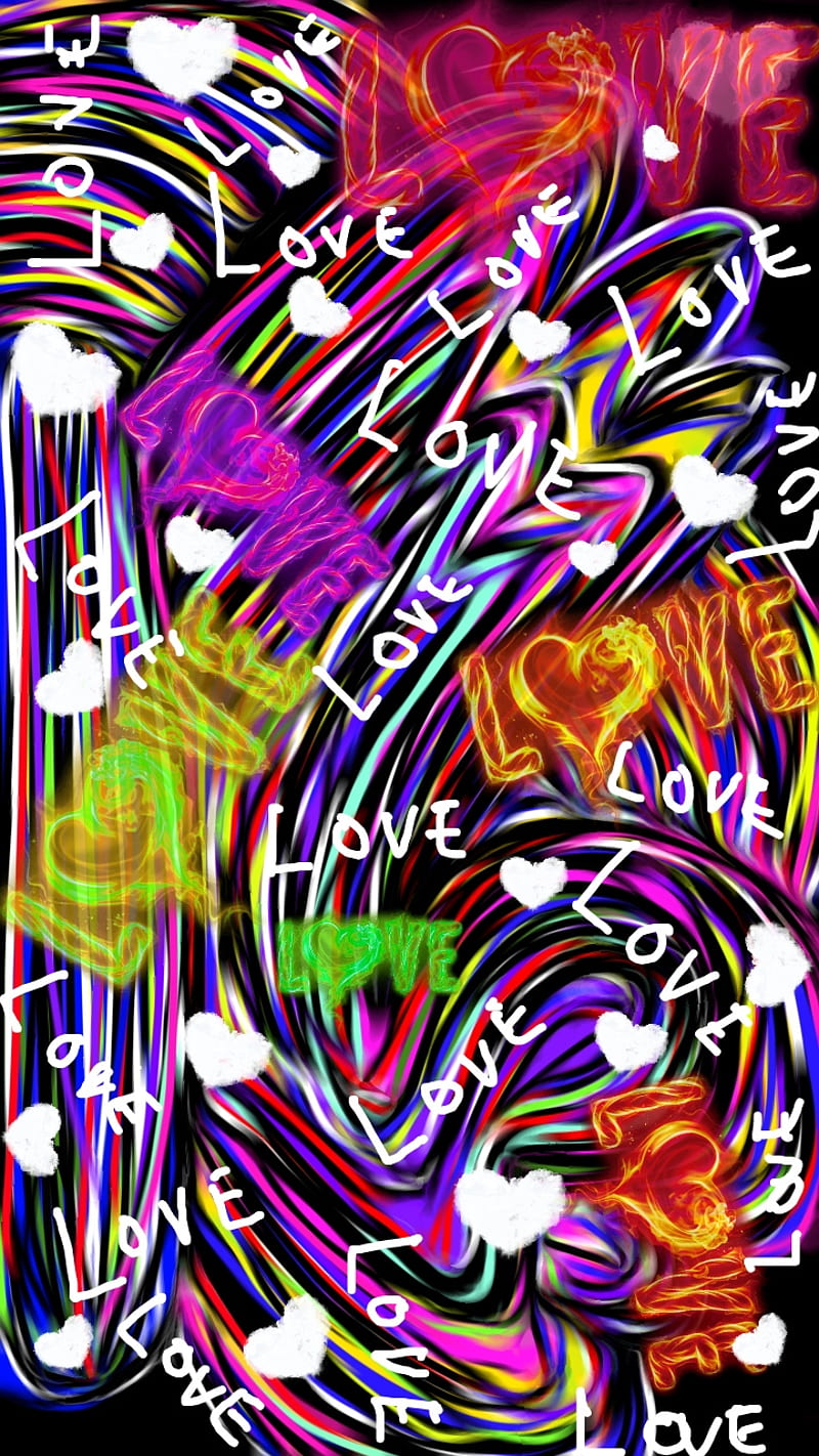 Psychedelic Psycho Drawing Graffiti Corazones Love Rave Tag Trippy Hd Mobile Wallpaper Peakpx