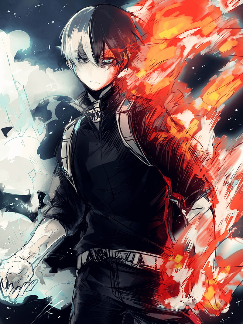 todoroki wallpaper  Wallpapers bonitos, Animes wallpapers, Anime