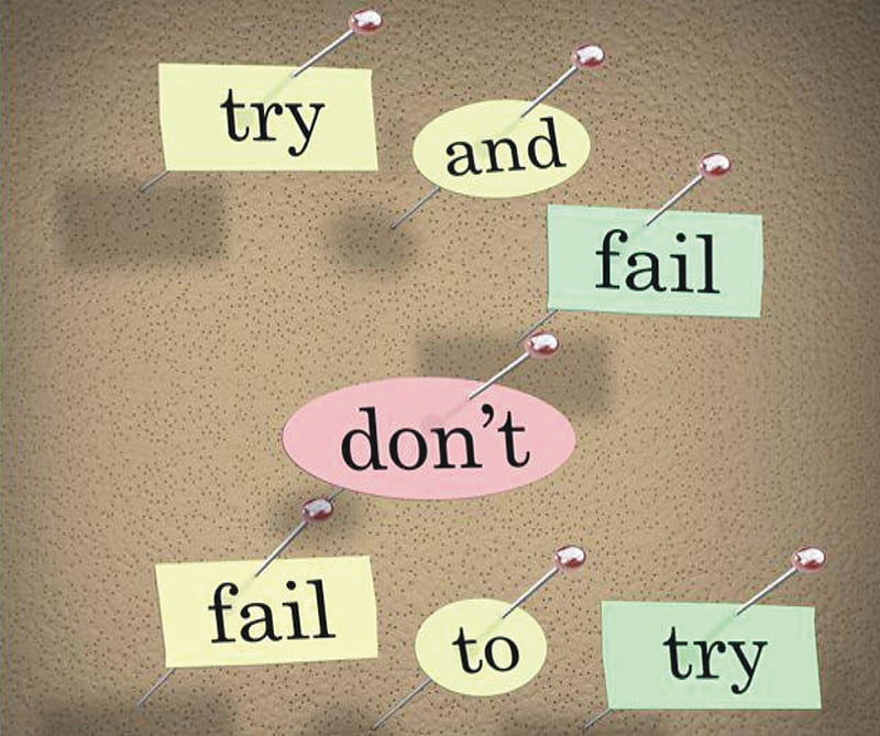 Try And Fail, try and, HD wallpaper
