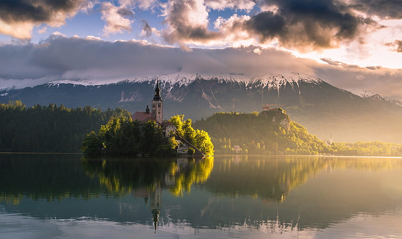Gorgeous Mountain Lake, HD wallpaper