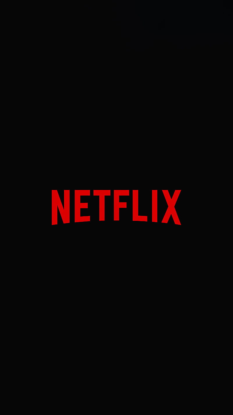 Netflix, netflix logo, black, red, desenho, logo, HD phone wallpaper