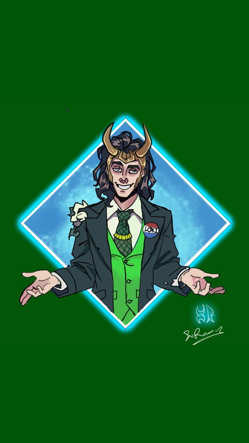 Loki, coat, art, marvel, mcu, HD phone wallpaper