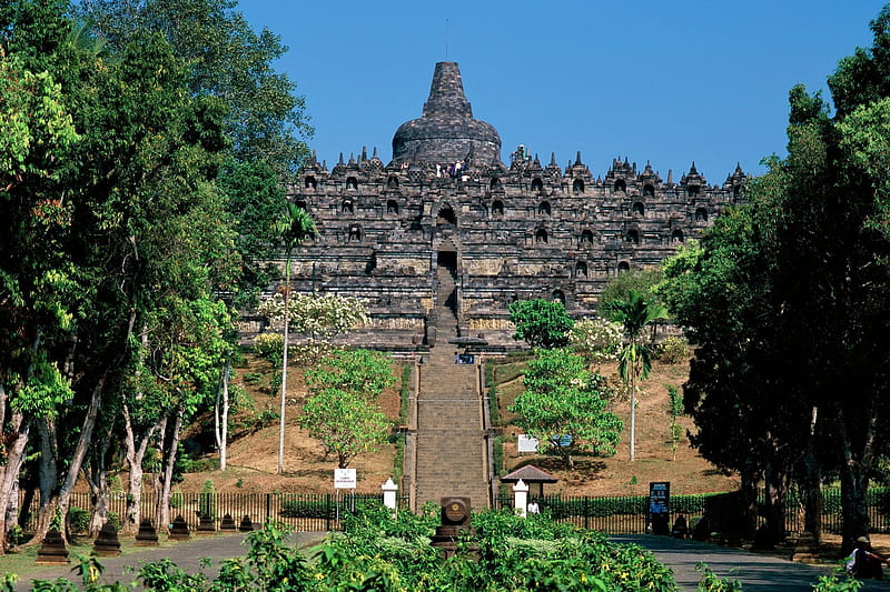 Borobudur / and Mobile Background, Borobudur Temple, HD wallpaper