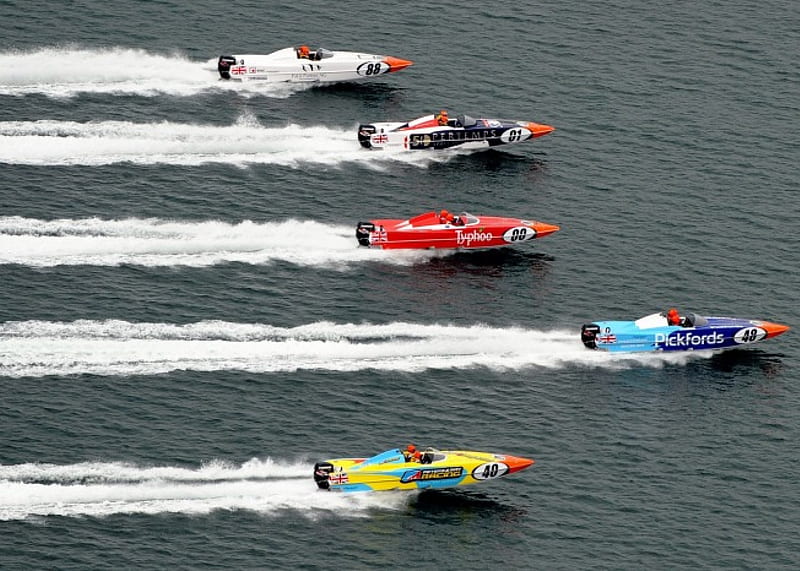 P1 Superstock Plymouth 2012, power, thrill, boat, ride, HD wallpaper