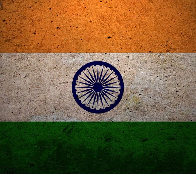 Download Indian Flag Hd Against Cloudy Skies Wallpaper | Wallpapers.com