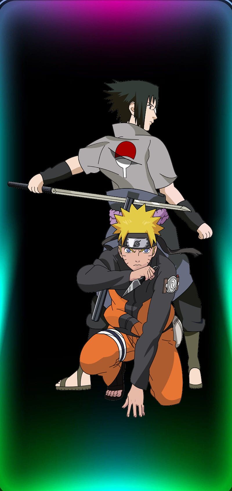 Naruto Sasuke, shippuden, team 7, HD phone wallpaper
