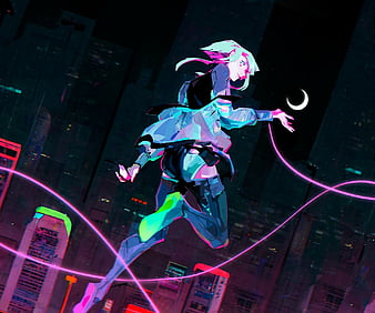 Rebecca Cyberpunk Wallpaper - iXpap  Cyberpunk anime, Cyberpunk art,  Cyberpunk girl
