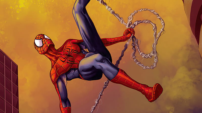 Spider Man Shooter Boy, spiderman, superheroes, artwork, artist, artstation, HD wallpaper