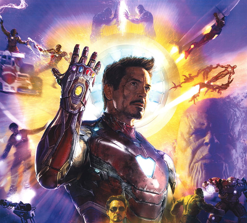 The Avengers, Avengers Endgame, Infinity Gauntlet, Iron Man, Marvel Comics,  Robert Downey Jr., HD wallpaper | Peakpx