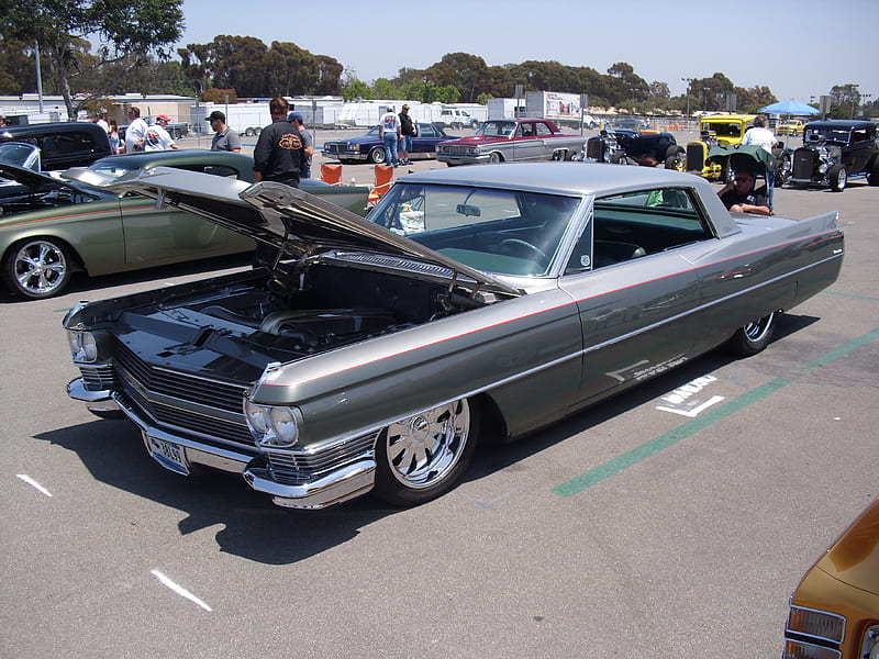 COOL CADDY, outside, autos, caddy, hott, hot rods, carros, show, nice, cool, hotrod, car, auto, classic, HD wallpaper